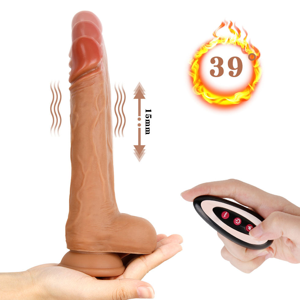 D40 Realistic Thrusting Warming Silicone Vibrating Dildo 8 Inch – Dear  Rabbits Adult Toys